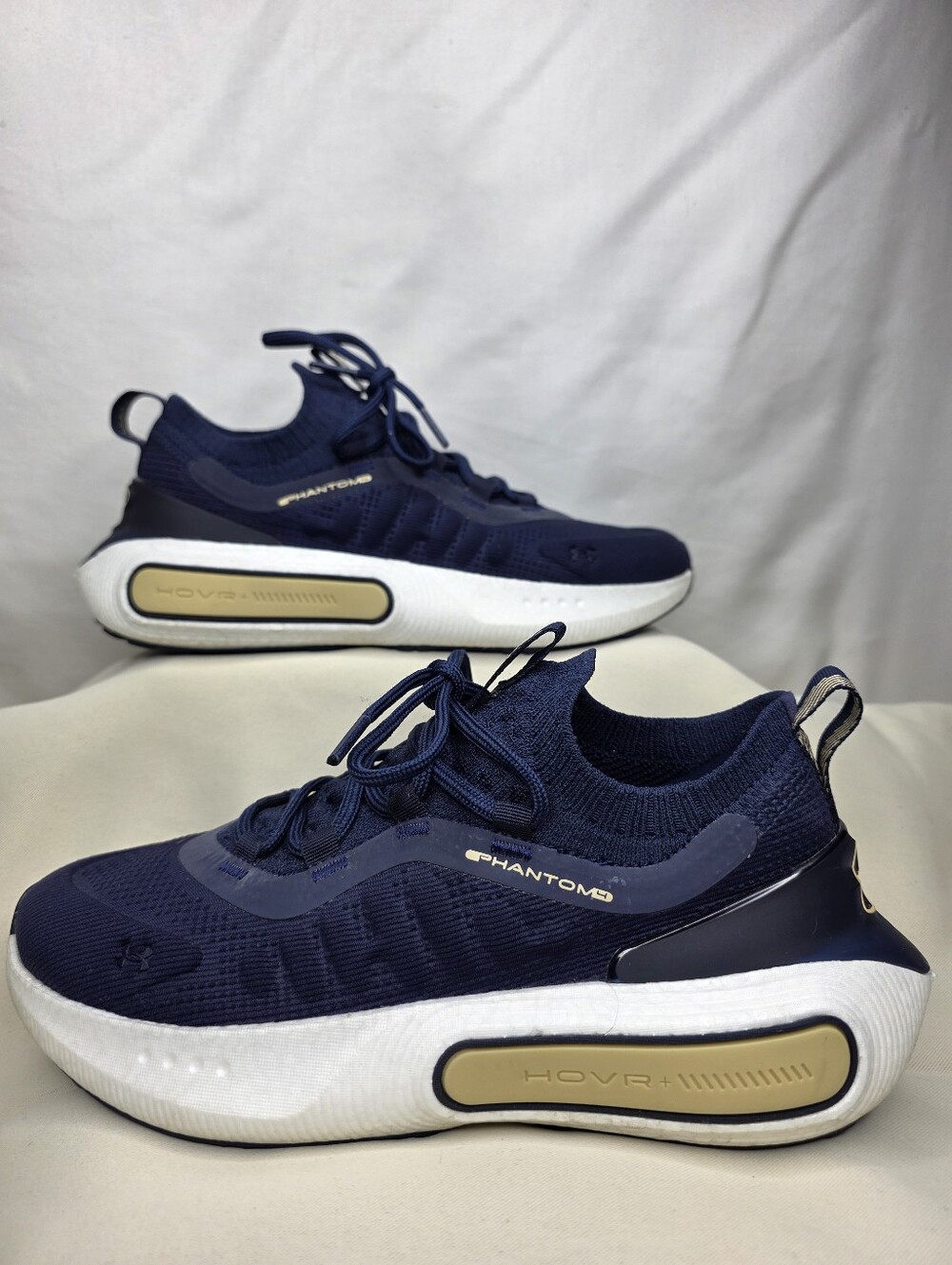 Under Armour  Unisex Phantom 4 Size 6 Men / 7.5 Womens Running Shoes US Navy